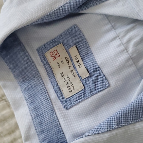 Boys size 11/12(M) button down shirt (2) - Picture 2 of 3